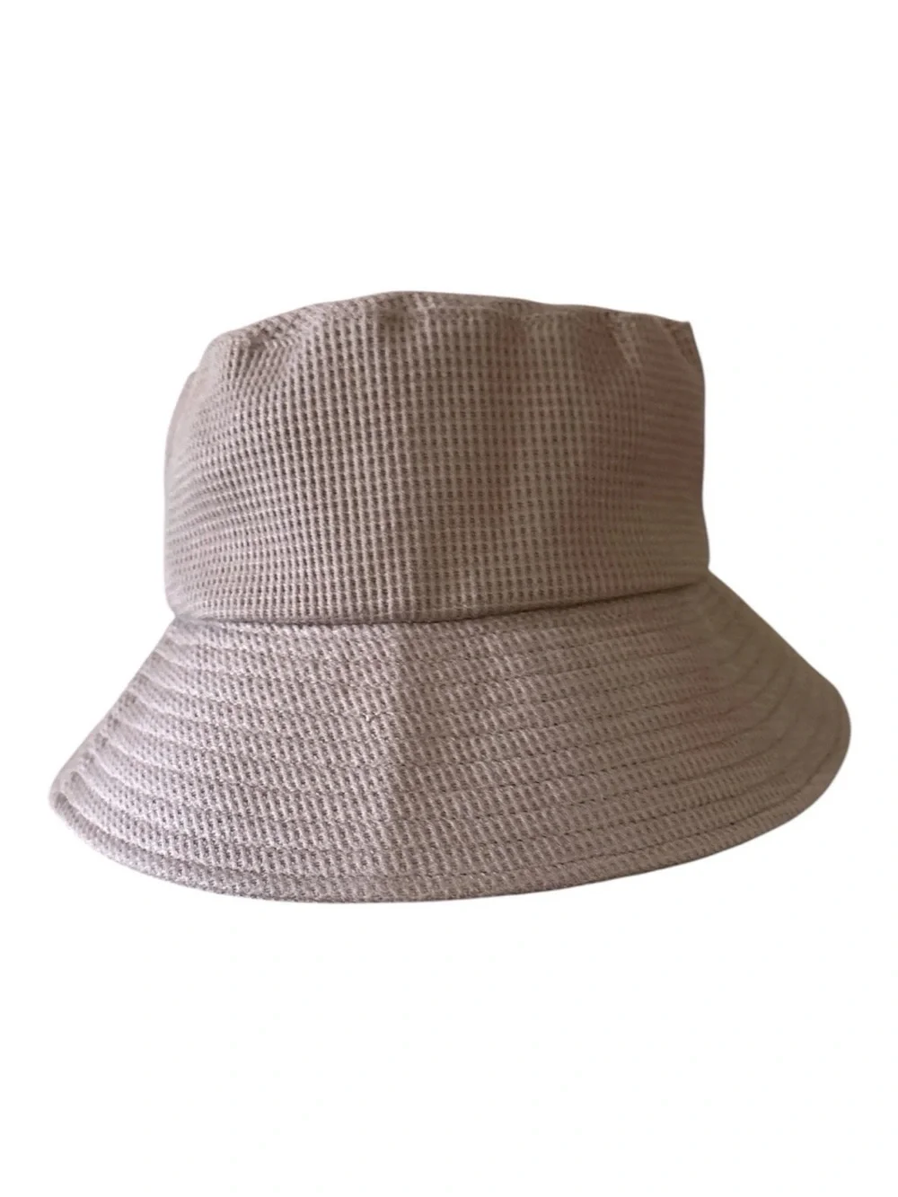 Women’s ASOS Bucket Hat Brown Textured Packable Summer Beach Sun Hat Travel